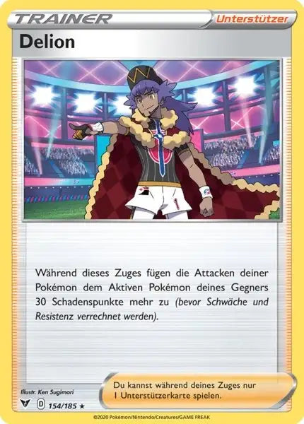 delion 154/185 – Pokémon Farbenschock Karte