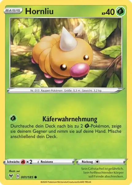 hornliu 001/185 – Pokémon Farbenschock Karte