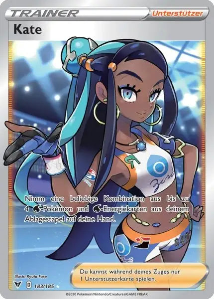 kate 183/185 – Pokémon Farbenschock Karte