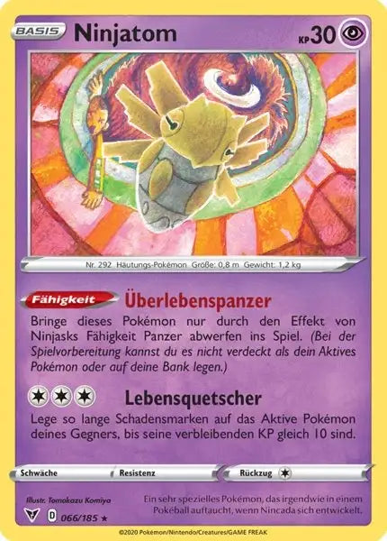 ninjatom 066/185 – Pokémon Farbenschock Karte