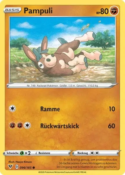 pampuli 096/185 – Pokémon Farbenschock Karte