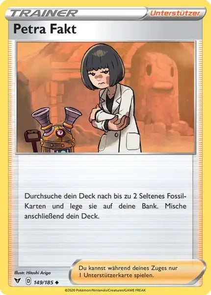 petra 149/185 – Pokémon Farbenschock Karte