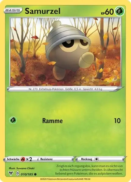 samurzel 010/185 – Pokémon Farbenschock Karte
