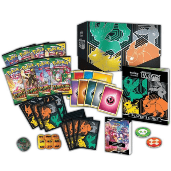 Pokemon Drachenwandel Top Trainer Box (Green/Orange) (DE) Inhalt
