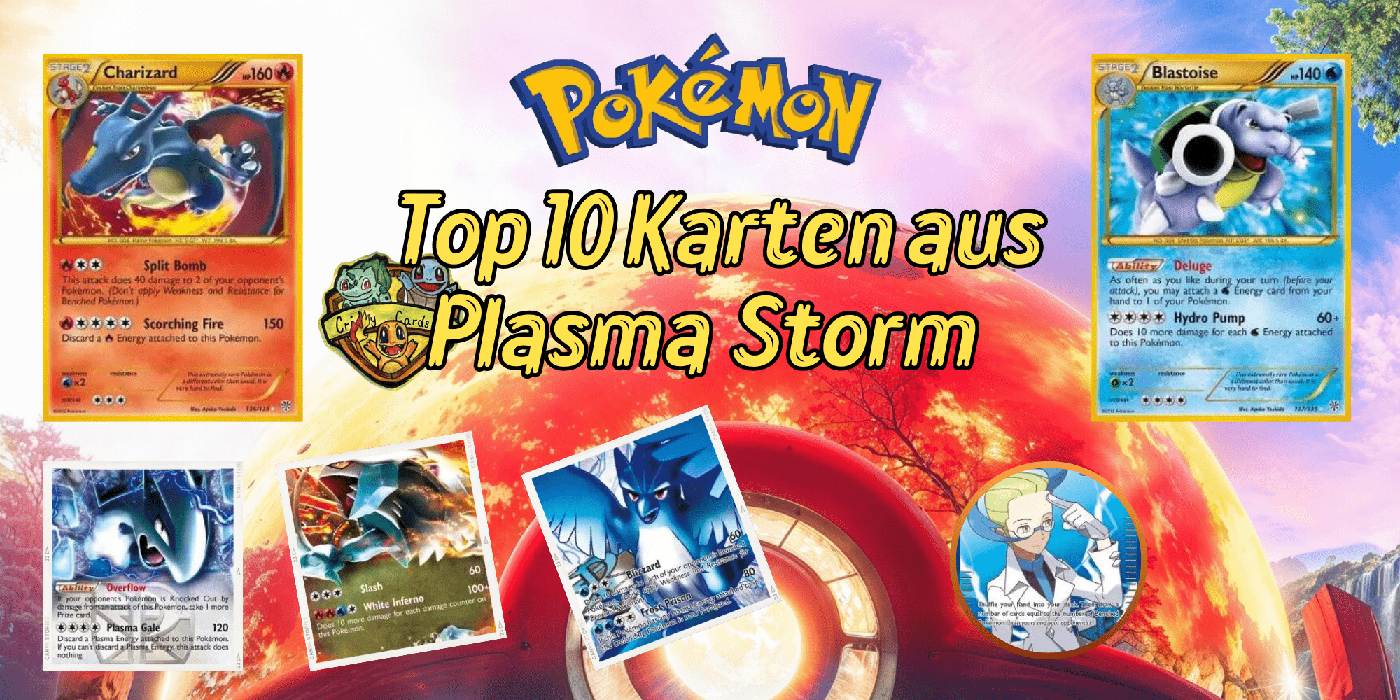 Die seltensten Pokémon Plasma Storm Karten