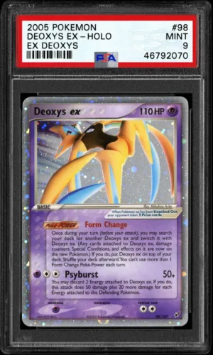 Die seltensten Pokémon EX Deoxys Karten