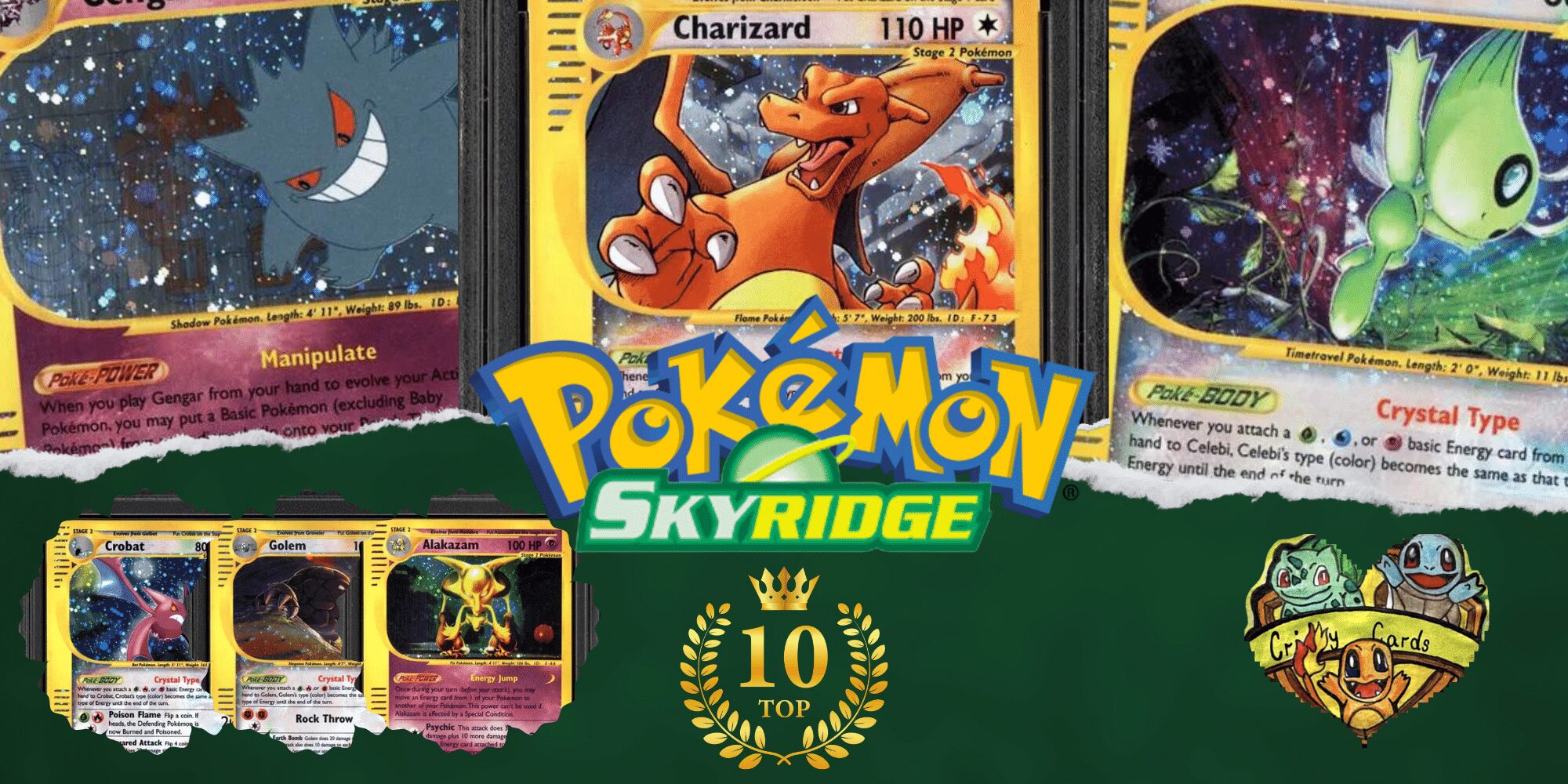 Die seltensten Pokémon Skyridge Karten