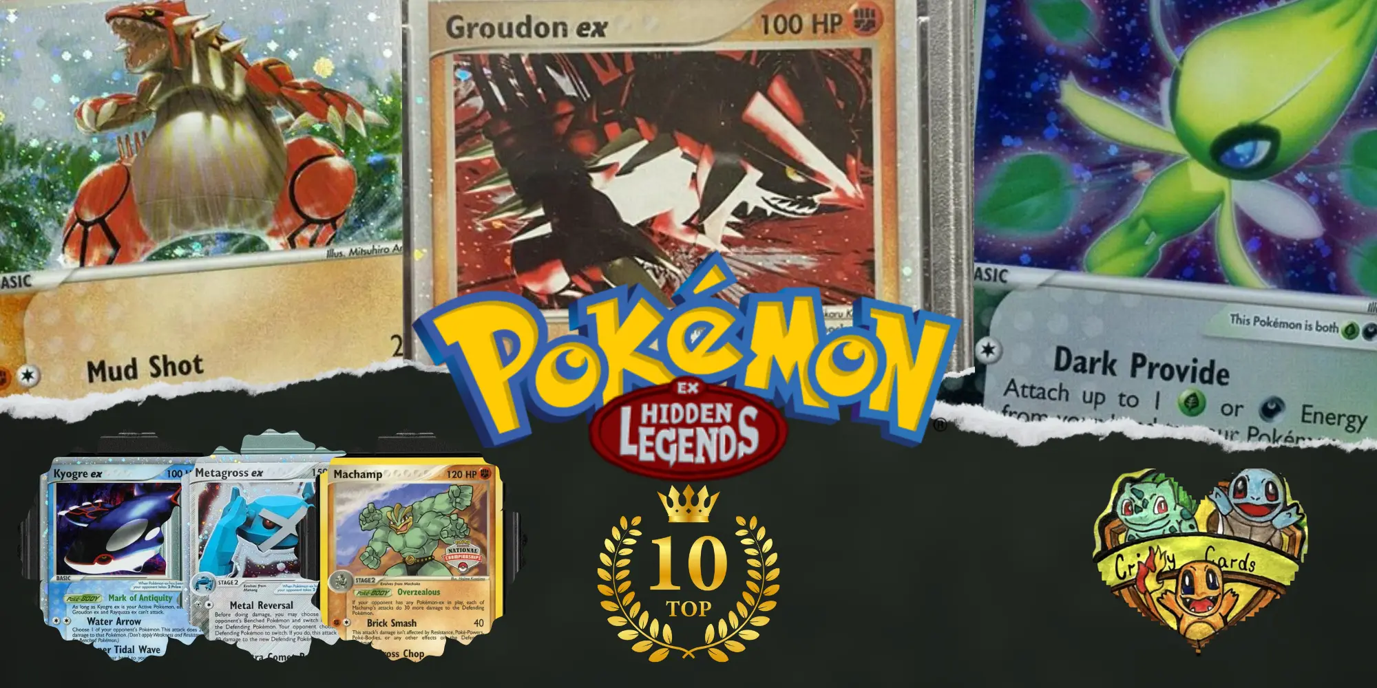 Die seltensten Pokémon aus EX Hidden Legends
