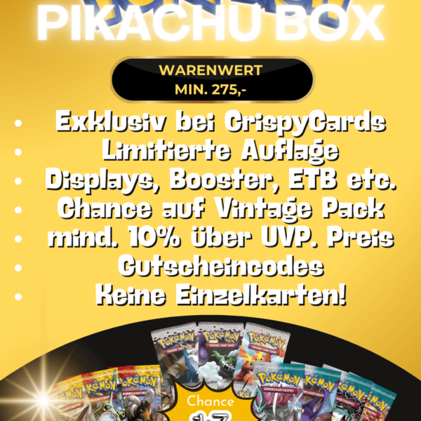 Pikachu Box (250€) Beschreibung