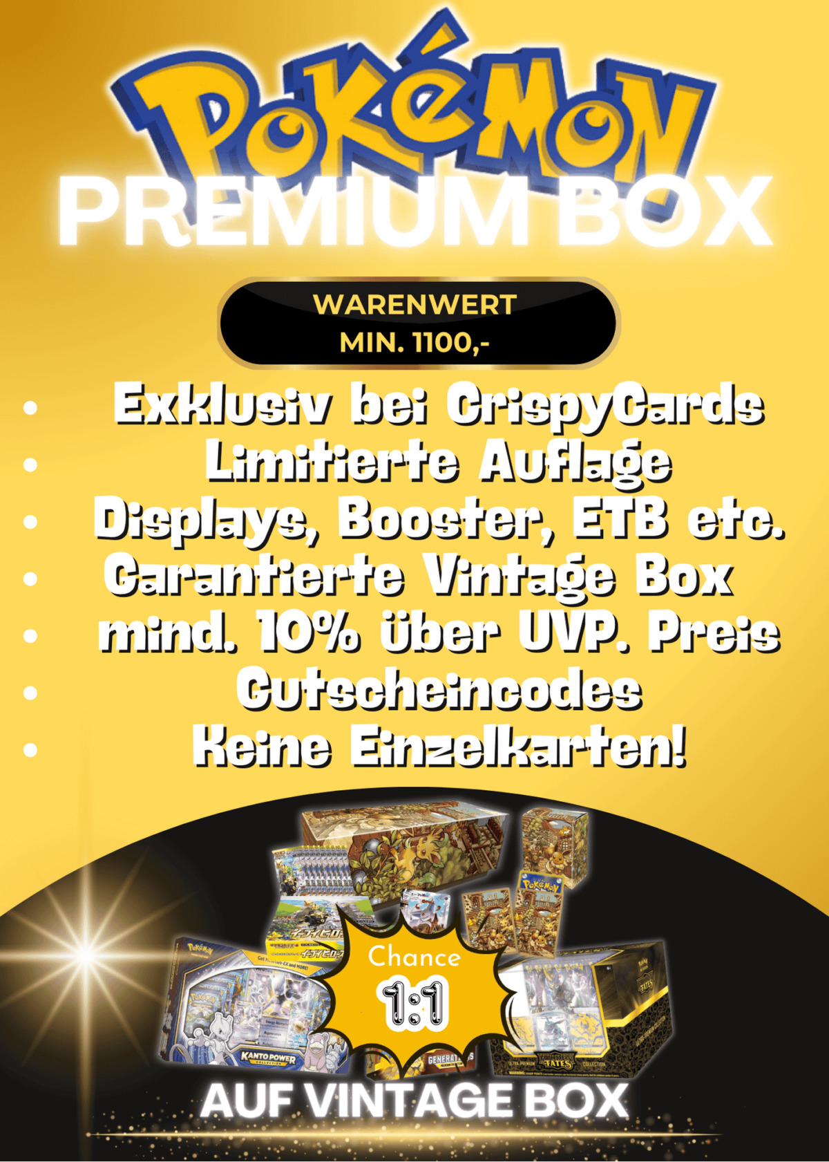 Premium Vintage Box (1000€) Beschreibung