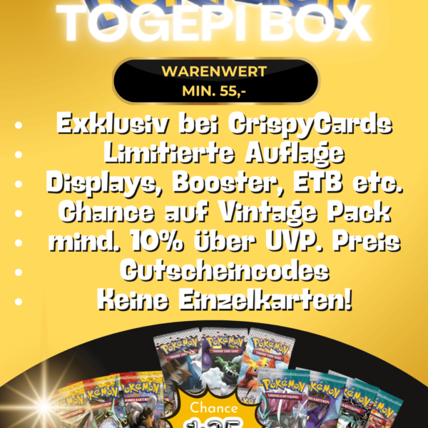 Togepi Box (50€) Beschreibung