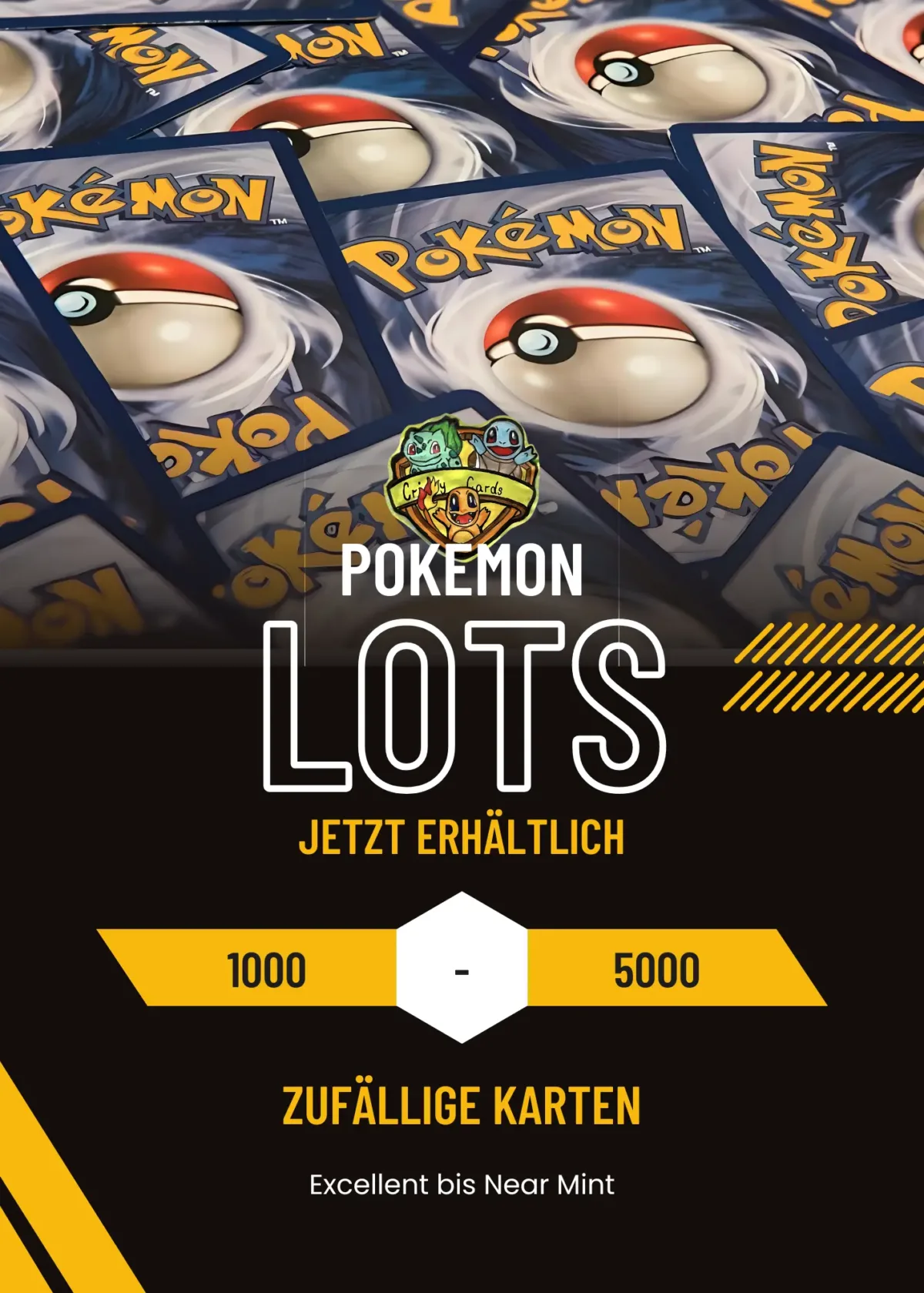 Pokémon Lots zufällige Karten