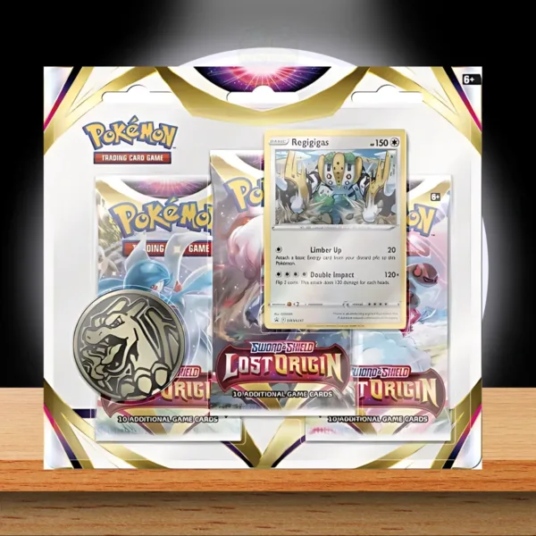 Pokémon SWSH11 Lost Origin 3-Pack Blister Regigigas