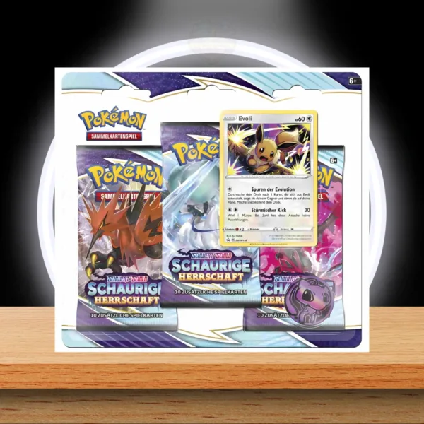 Pokémon Schaurige Herrschaft 3-Pack Blister