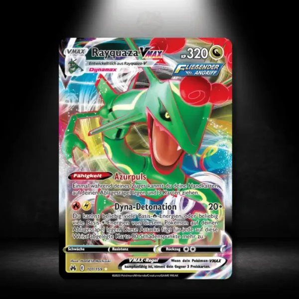 Pokémon Rayquaza VMAX (CRZ 101)