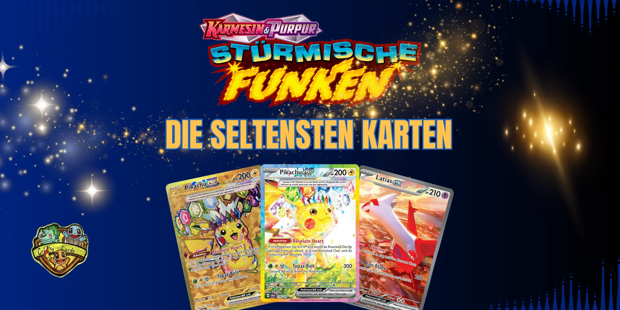 seltensten Pokémon aus Stürmische Funken