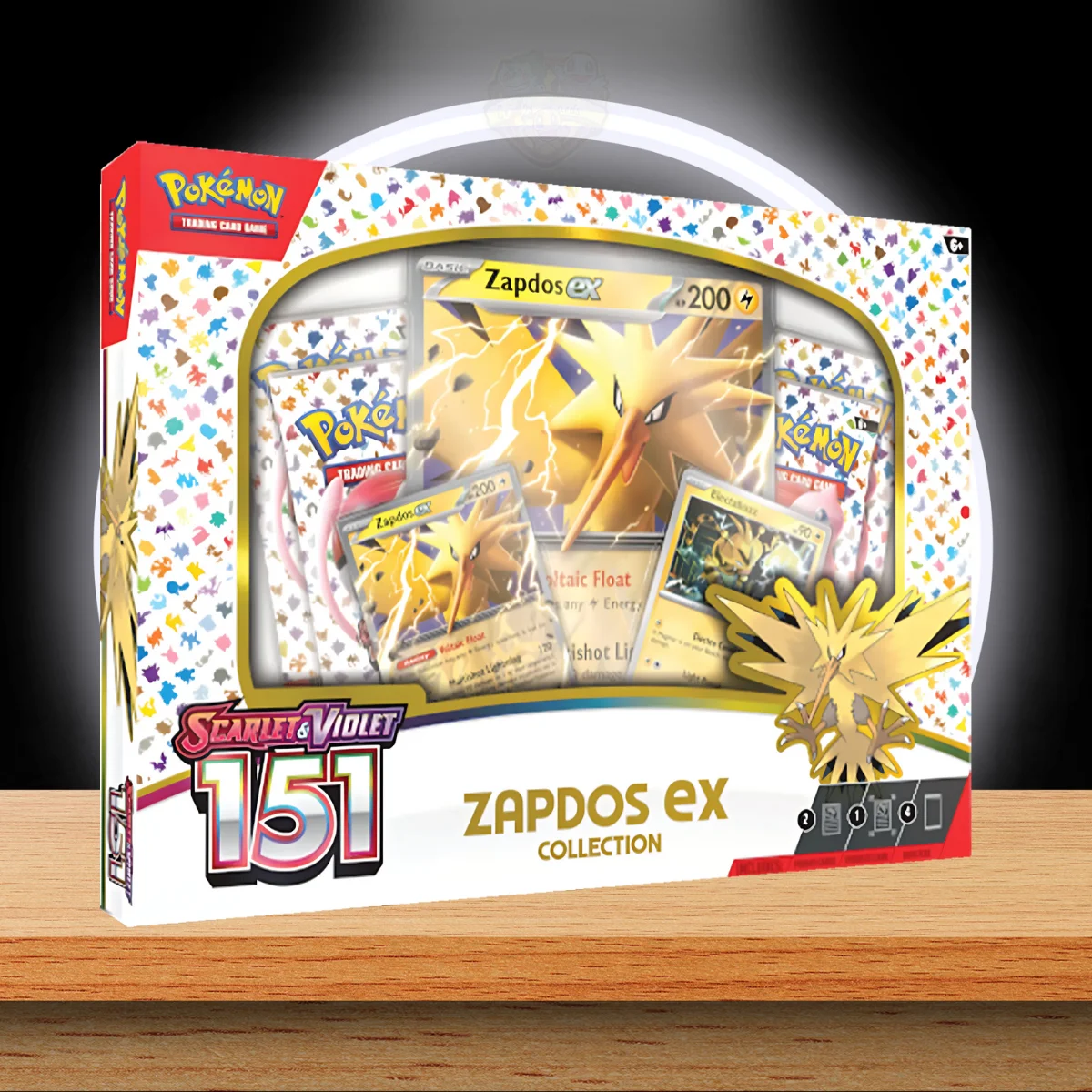 Pokémon 151 Zapdos Ex Collection