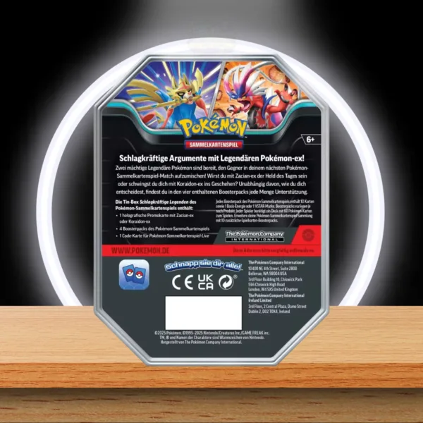 Pokémon Schlagkräftige Legenden Tin 121 Koraidon ex