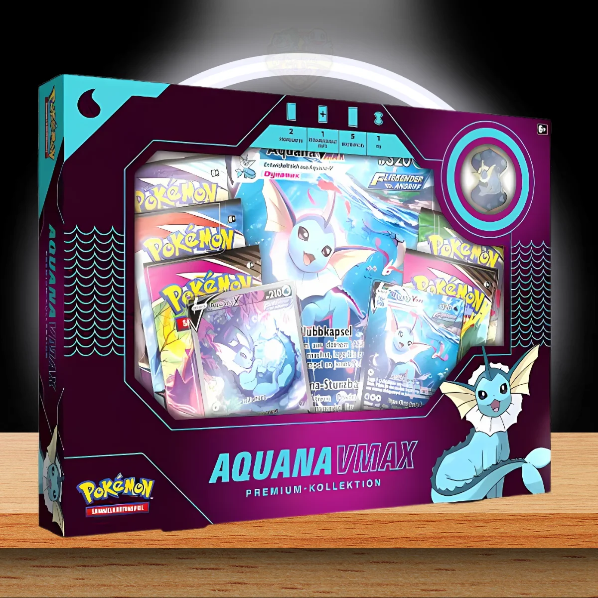 Pokémon Aquana VMAX Premium Kollektion EU- Version