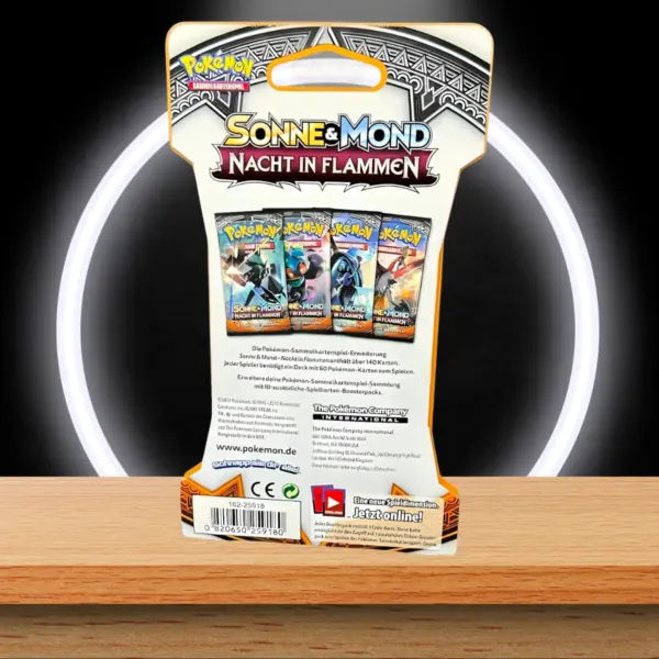 Pokémon Nacht in Flammen Sleeved Booster