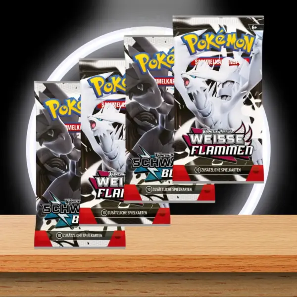Pokémon Schwarze Blitze & Weiße Flammen Poster Kollektion