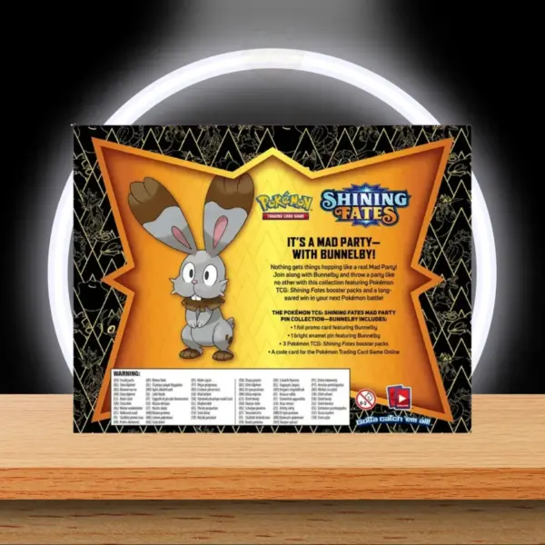 Pokémon Shining Fates Bunnelby Mad Party Collection