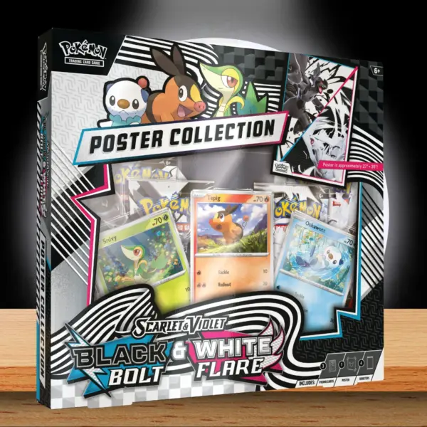 Pokémon TCG Black Bolt & White Flare Unova Poster Collection