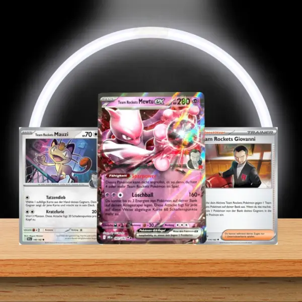 Pokémon Team Rockets Ewige Rivalen Mewtu-ex Box