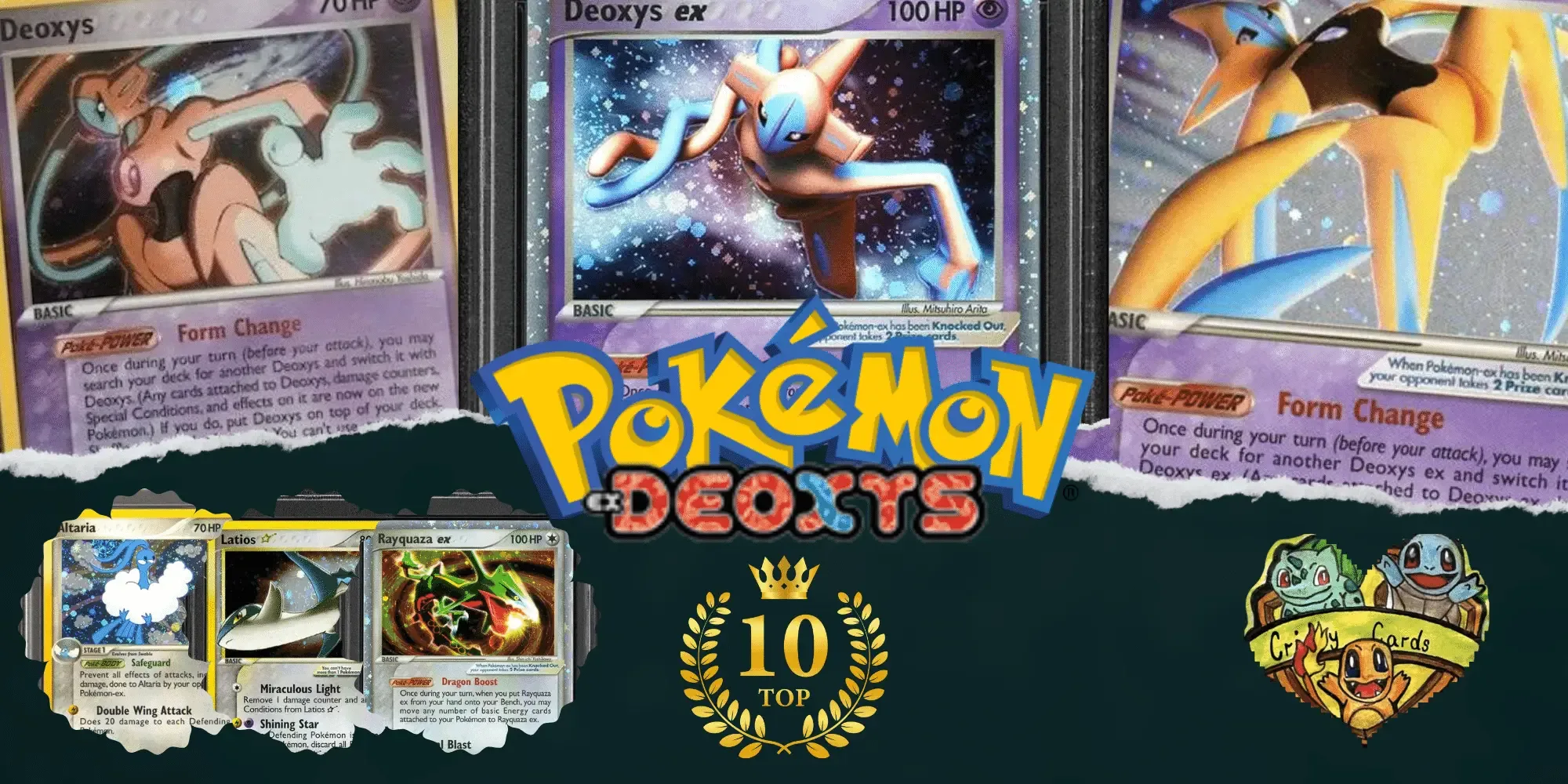 Die seltensten Pokémon EX Deoxys Karten