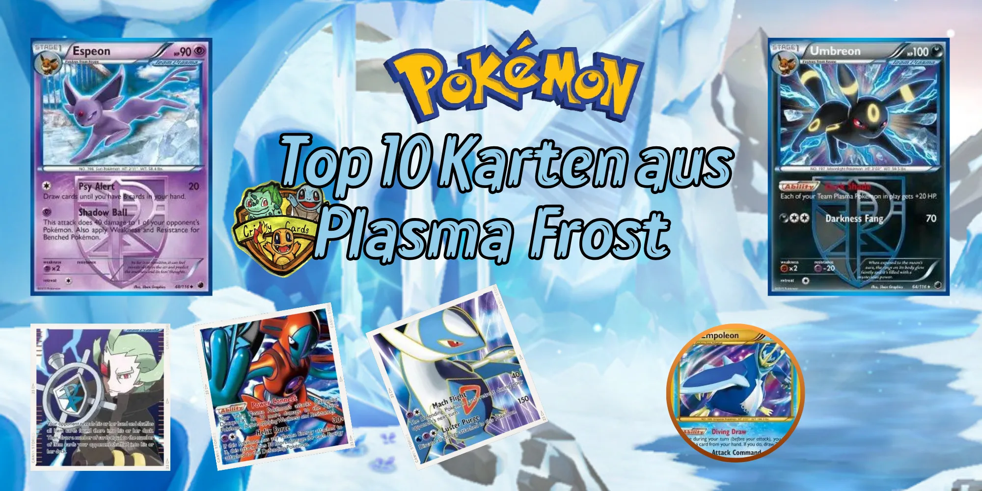 Die seltensten Pokémon Plasma Frost Karten