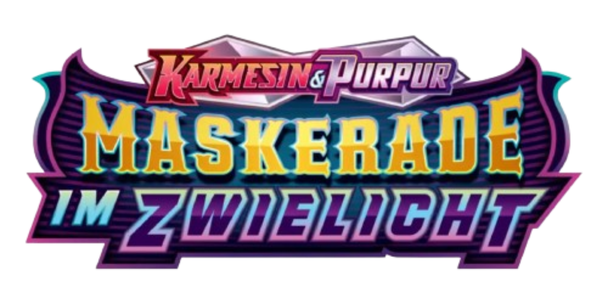 Pokemon Karmesin & Purpur Maskerade im Zwielicht Logo