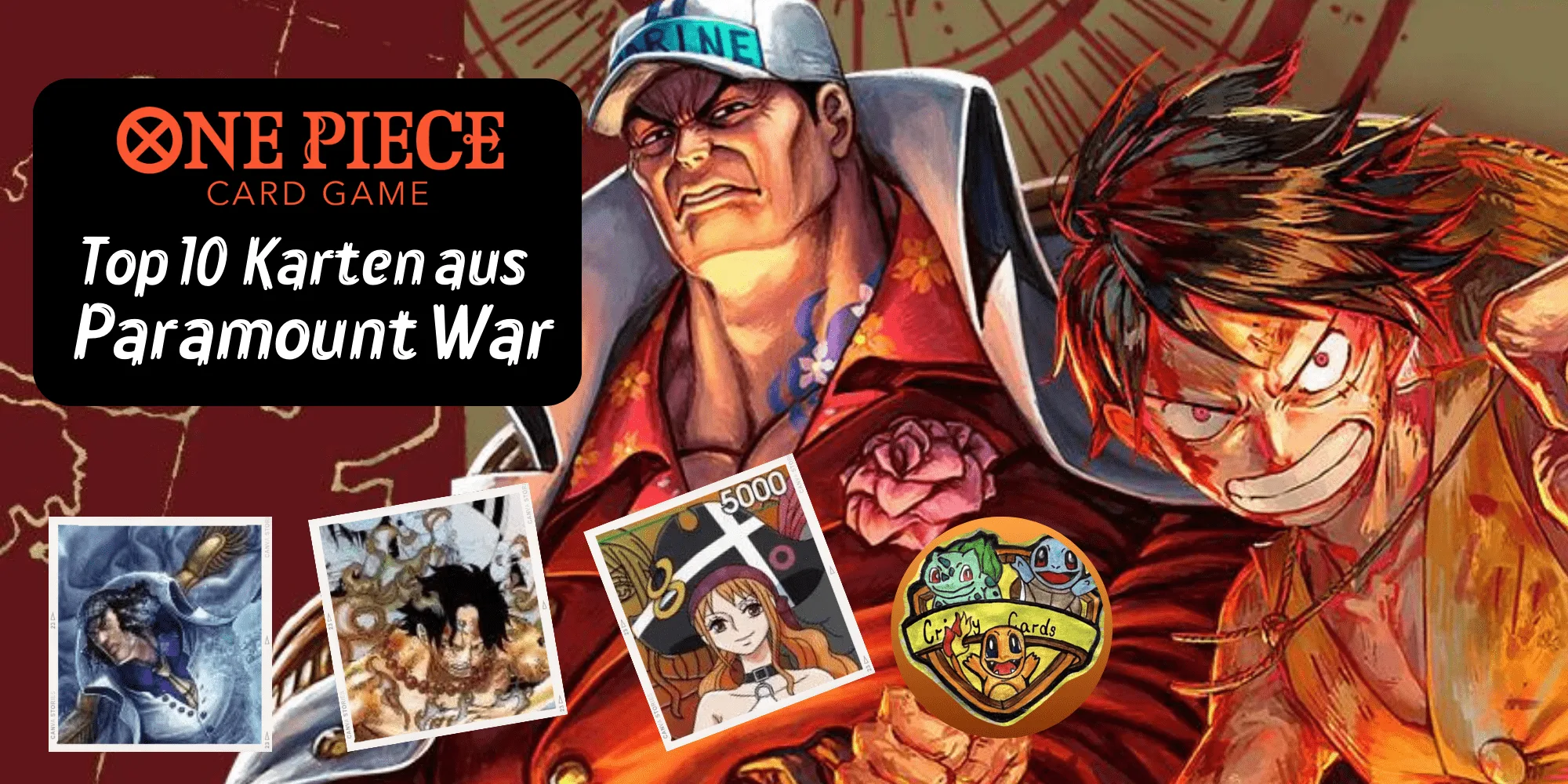 die seltensten One Piece TCG Karten aus Paramount War